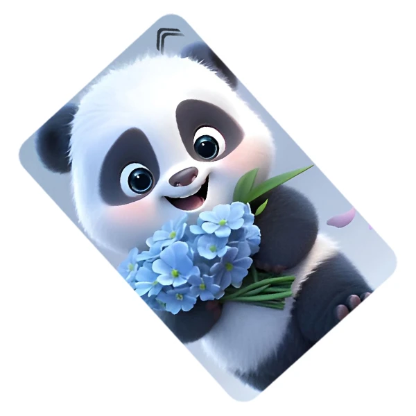 استیکر کارت طرح پاندا مدل CAC395-K-G1-146