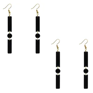 گوشواره زنانه هانستو مدل E2-091 مجموعه دو عددی