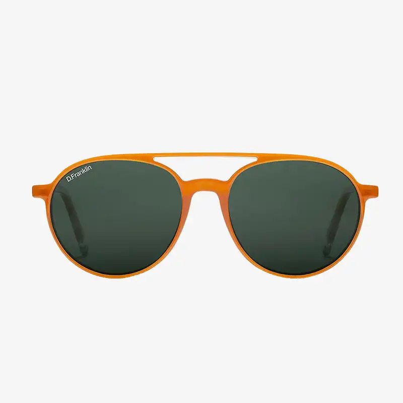 عینک آفتابی دیفرنکلین مدل AMERICA ROUND / AMBER - G15