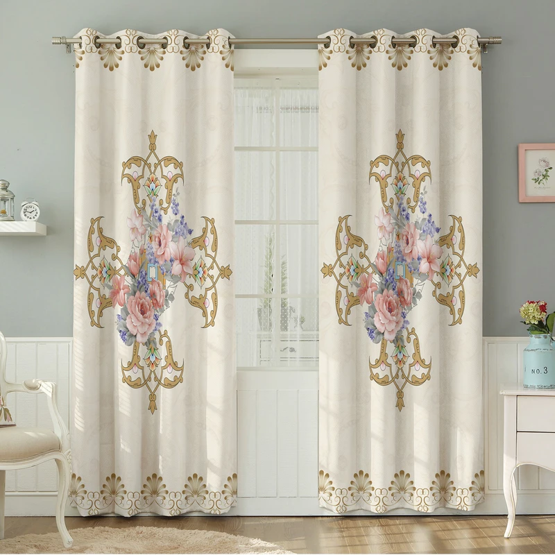 پرده نیروانا طرح مدرن  مدل هازان کد 4519 سایز 140×280 سانتی متر