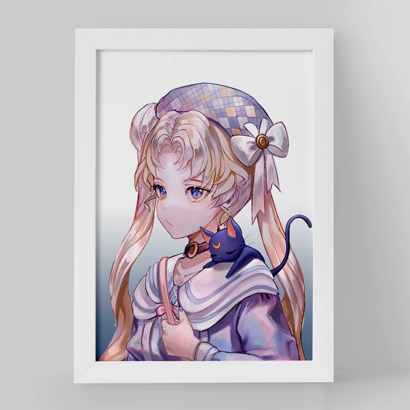 تابلو خندالو مدل اوساگی تسوکینو انیمه سیلور مون Sailor Moon کد 17417 