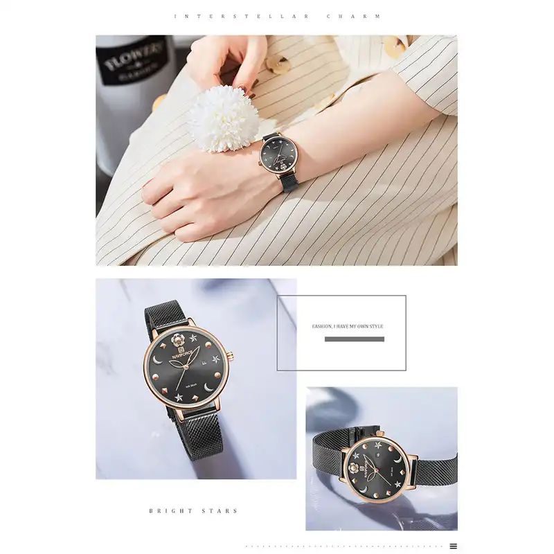 ساعت مچی عقربه ای زنانه نیوی فورس مدل 3334478