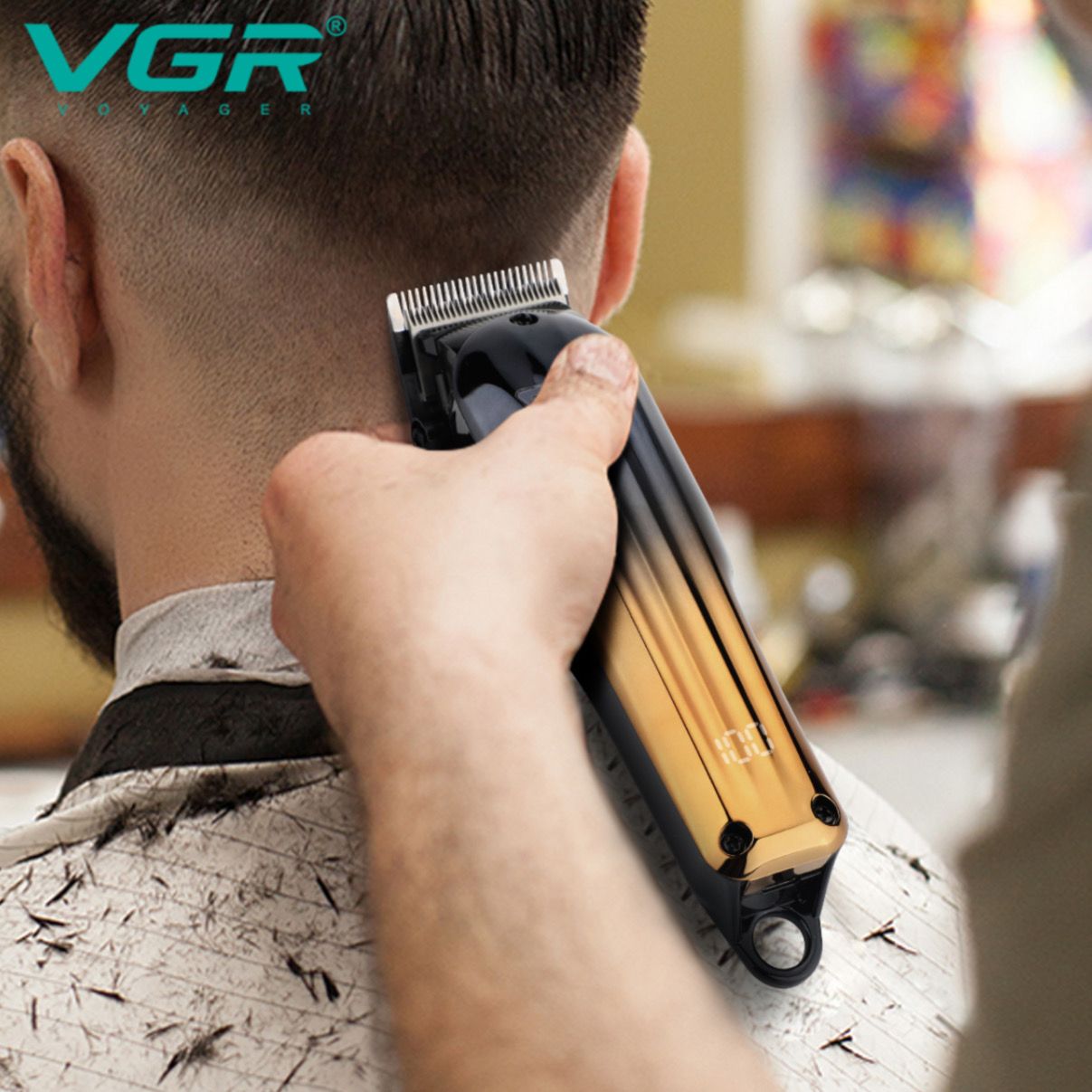 ماشین اصلاح موی سر و صورت وی جی ار مدل V-646 مجموعه دو عددی -  - 5