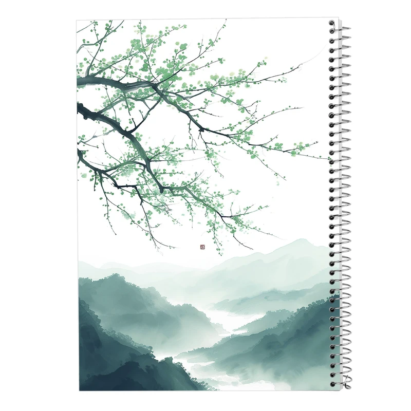 دفتر مشق 50 برگ مدوپد مدل طبیعت کد DF15345