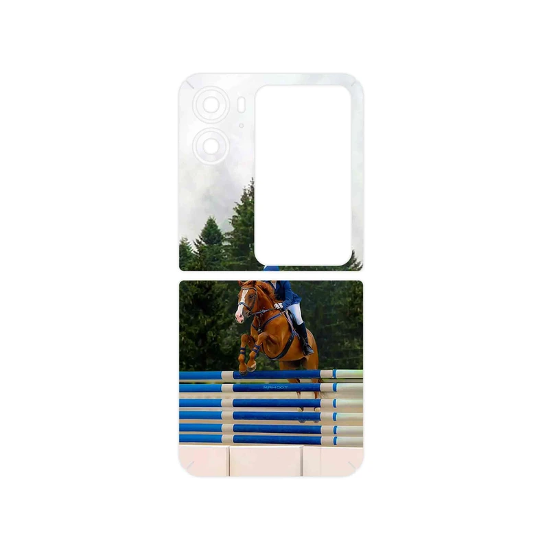 برچسب پوششی ماهوت مدل Equestrianism مناسب برای گوشی موبایل اپو Find N2 Flip