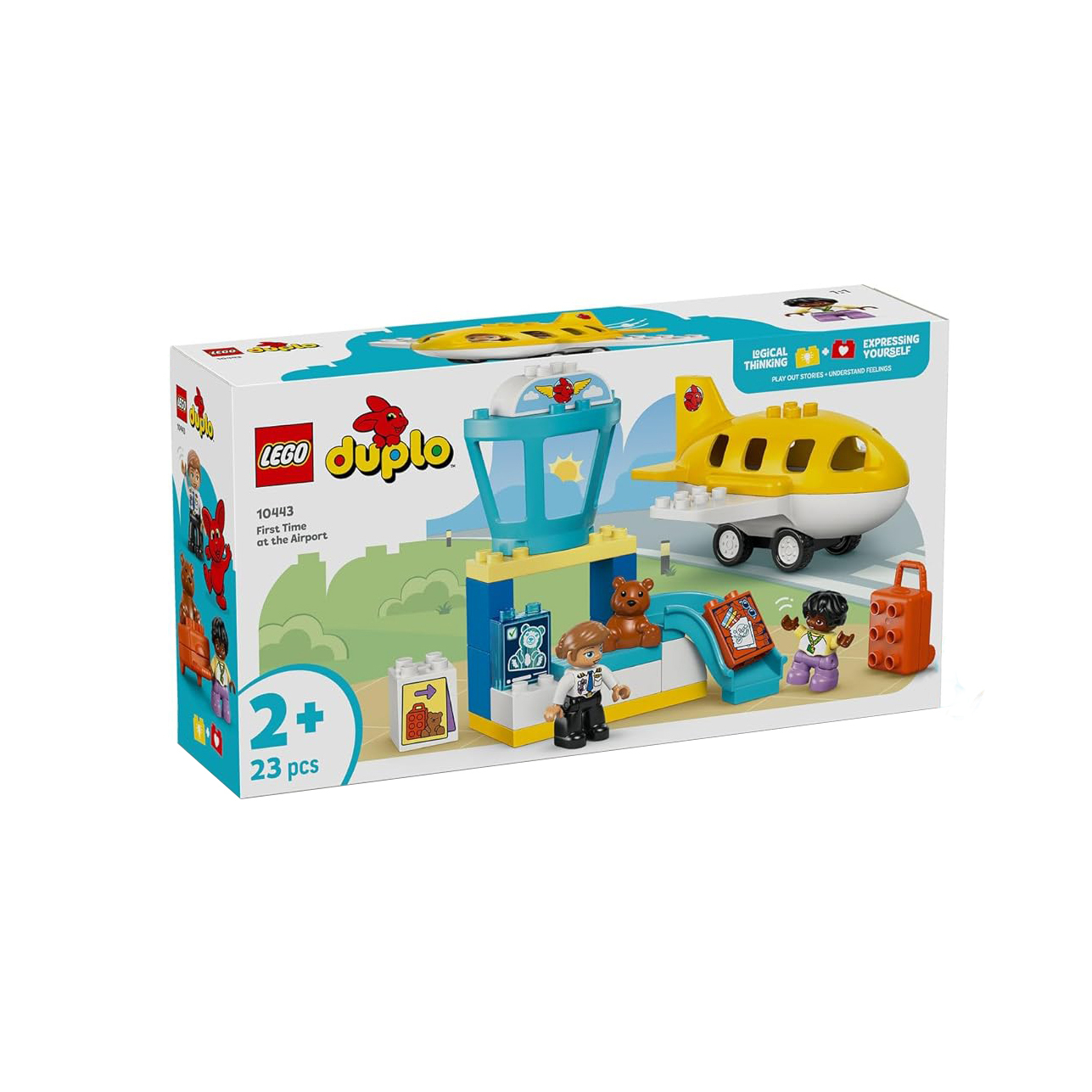 لگو 23 تکه سری Duplo مدل First Time at the Airport کد 10443