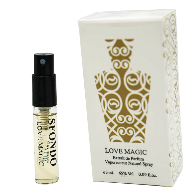 عطر جیبی زنانه اسفوندو پرفیوم مدل LOVE MAGIC با رایحه خنک حجم 3 میلی لیتر