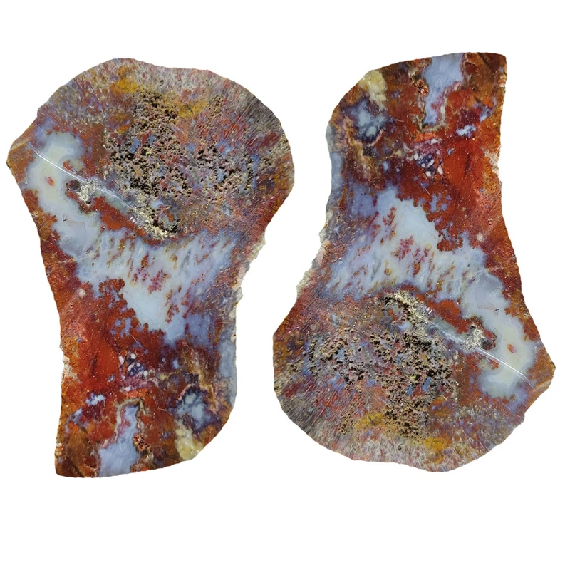 سنگ راف عقیق شجر مدل 5004 مجموعه 2 عددی