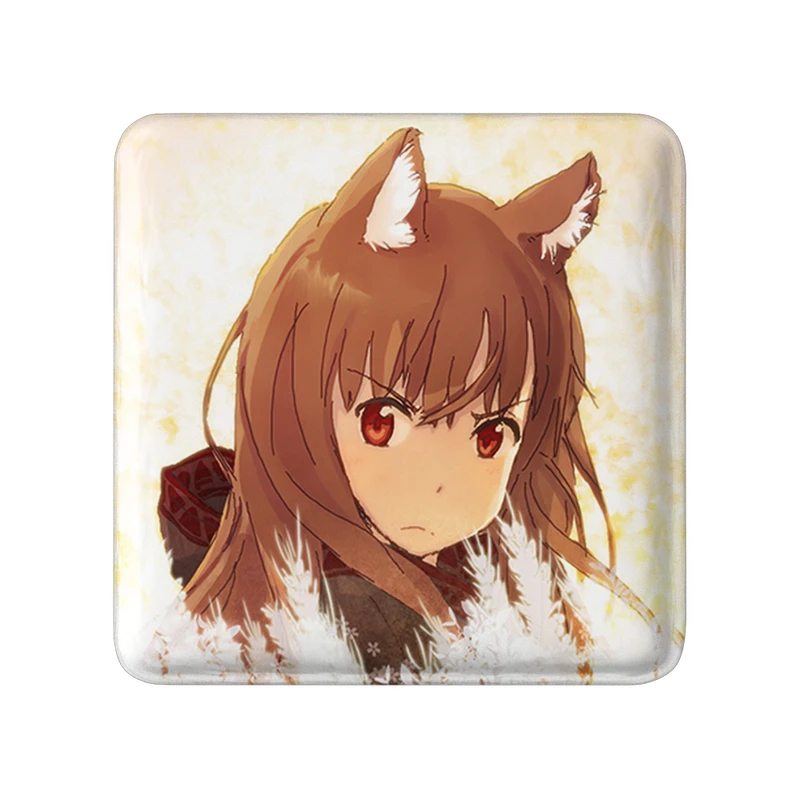 پیکسل خندالو طرح هولو انیمه ادویه و گرگ مدل مربعی کد 36159