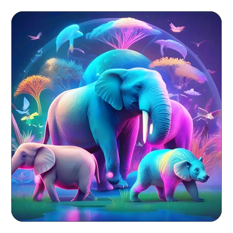 مگنت کاکتی طرح حیوانات رنگی مدل mp26171