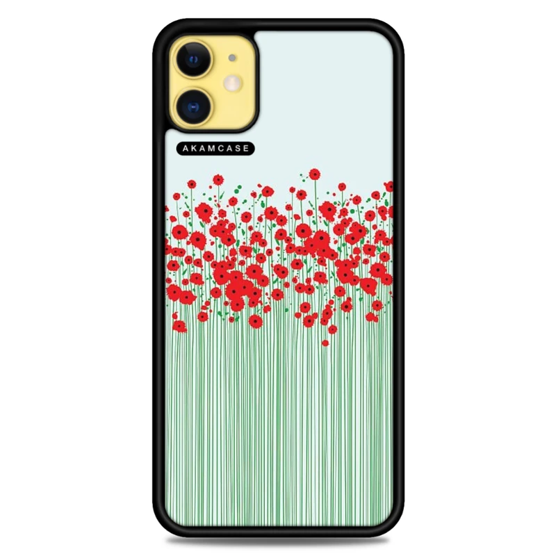 کاور آکام مدل AMC-WA11-FLOWERS-26 مناسب برای گوشی موبایل اپل iPhone 11