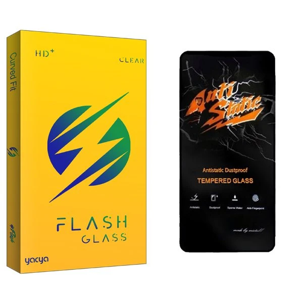 محافظ صفحه نمایش یاکیا مدل Yca Antistatic مناسب برای گوشی موبایل شیائومی Redmi Note 10 Pro / 10 pro max / 11 pro / 11 pro plus / 11E Pro
