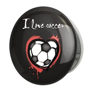 آینه جیبی خندالو طرح فوتبال Football مدل تاشو کد 25969 