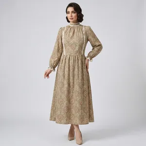 پیراهن یقه ایستاده زنانه مدل 4405
