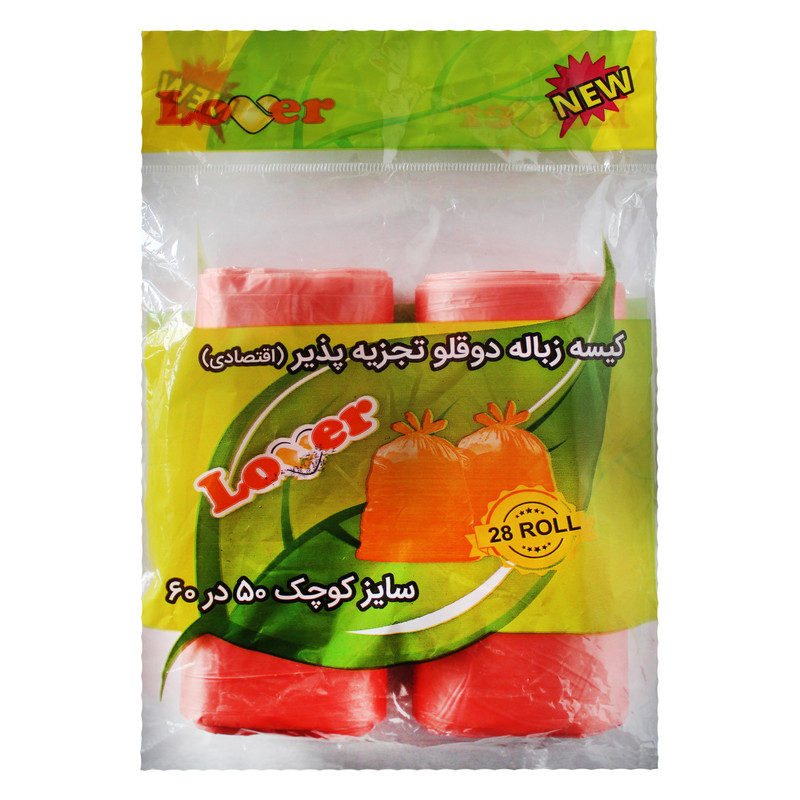 کیسه زباله لاور مدل اقتصادی بسته 36 عددی