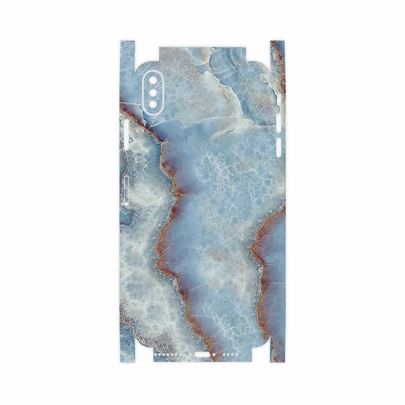 برچسب پوششی ماهوت مدل Blue Ocean Marble-FullSkin مناسب برای گوشی موبایل اپل iPhone XS Max