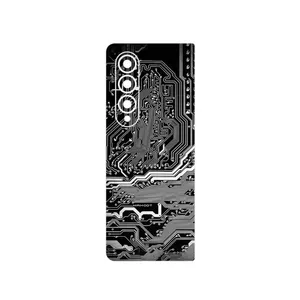MAHOOT Black_Printed_Circuit_Board Cover Sticker for Samsung Galaxy Z Fold4