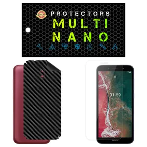 Multi Nano X-SFC Screen Protector For Nokia C1 Plus with back skin