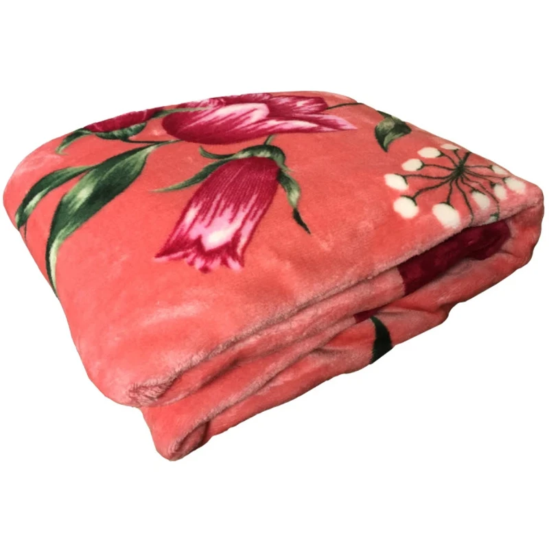 پتو 1 نفره گلبافت مدل برتر گلدار سایز 200x140 سانتی‌متر