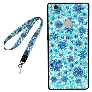 Megafone Snow Flake 0014 Cover For Huawei P8 Lite 2017 Mobile Neckband 
