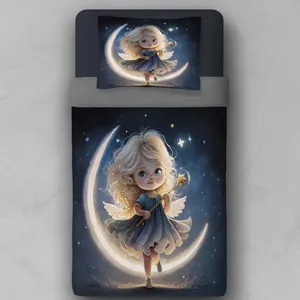 سرویس خواب مدل دخترانه یک نفره 4 تکه