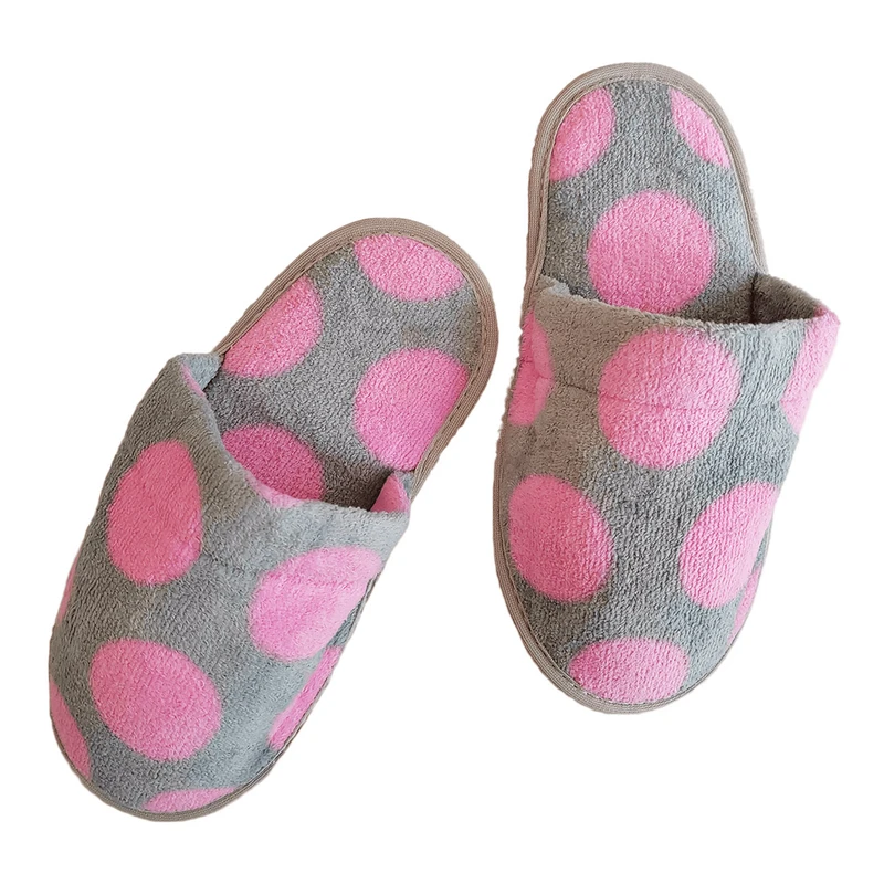 دمپایی حوله ای پودایران مدل خالدار 