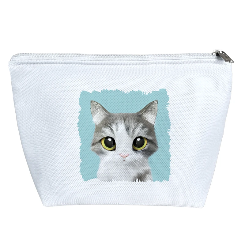 کیف لوازم آرایش دخترانه خندالو مدل گربه کد 2862