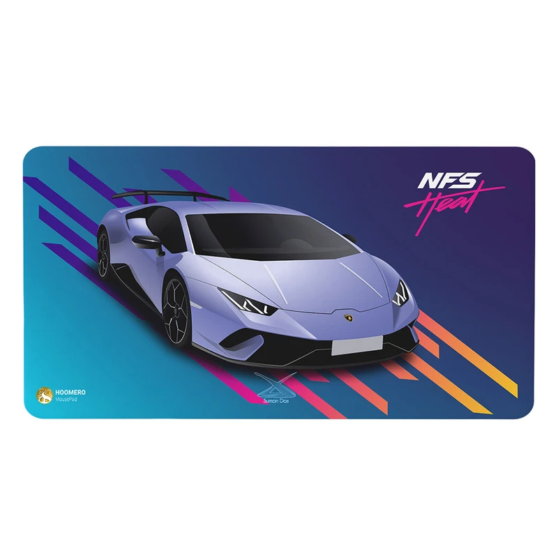 ماوس پد مخصوص بازی هومرو مدل MX1268 طرح بازی ماشین 