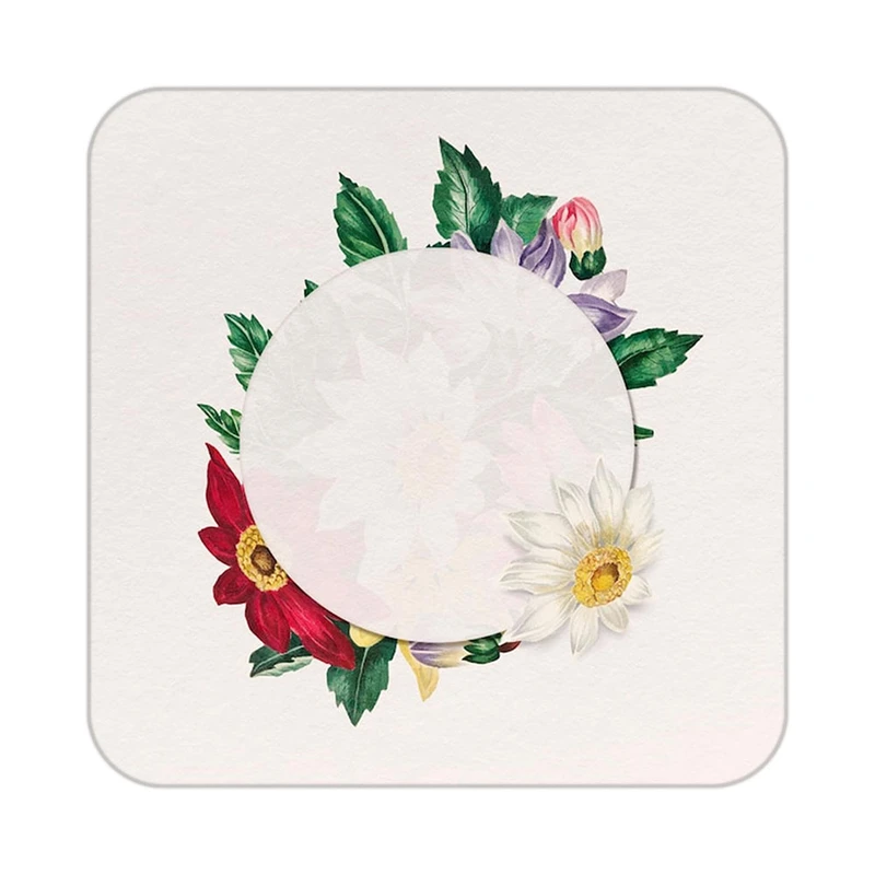 زیر لیوانی کاکتی طرح گل مدل mp16844