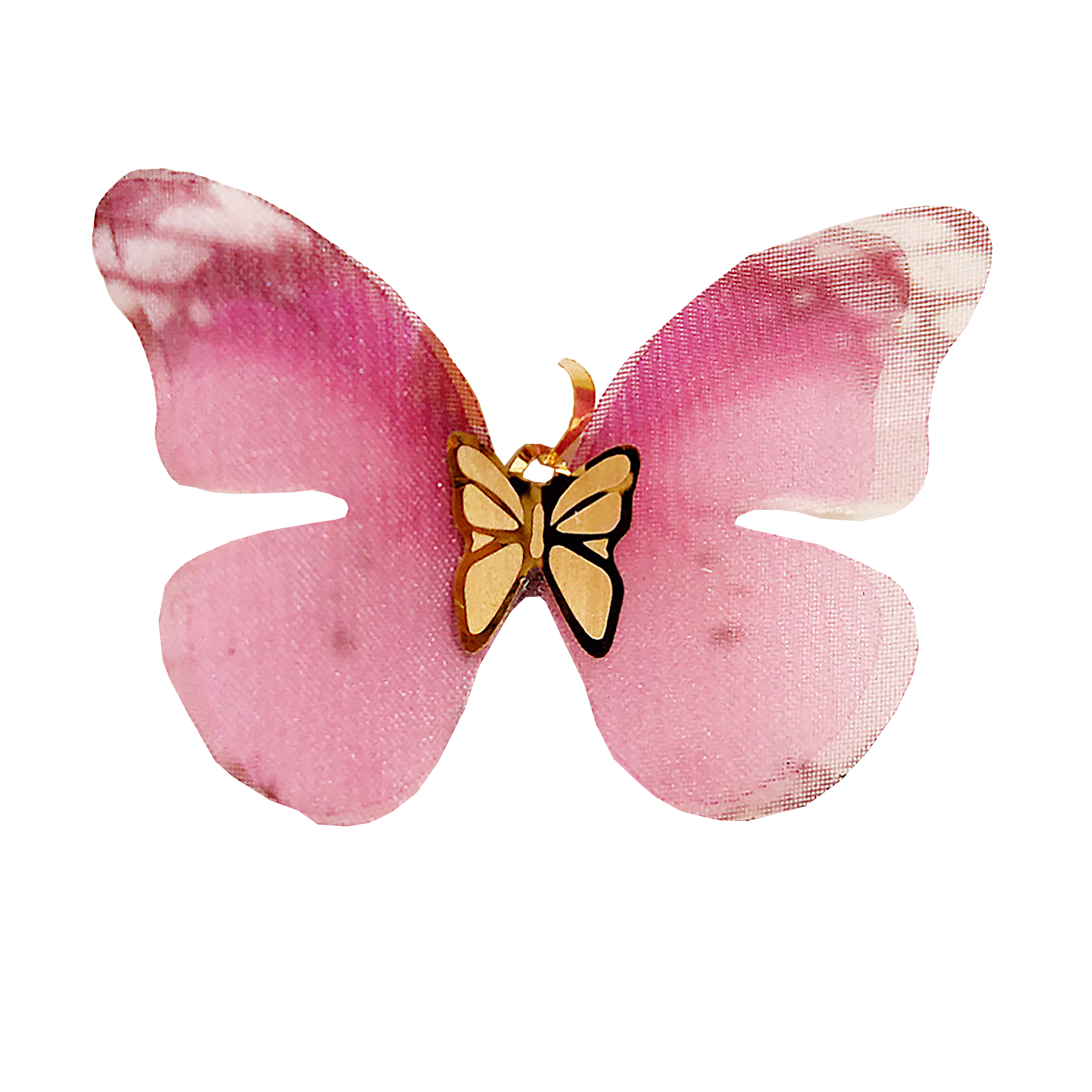 آویز گردنبند طلا 18 عیار زنانه مدل   پروانه کادویی کد 73-180