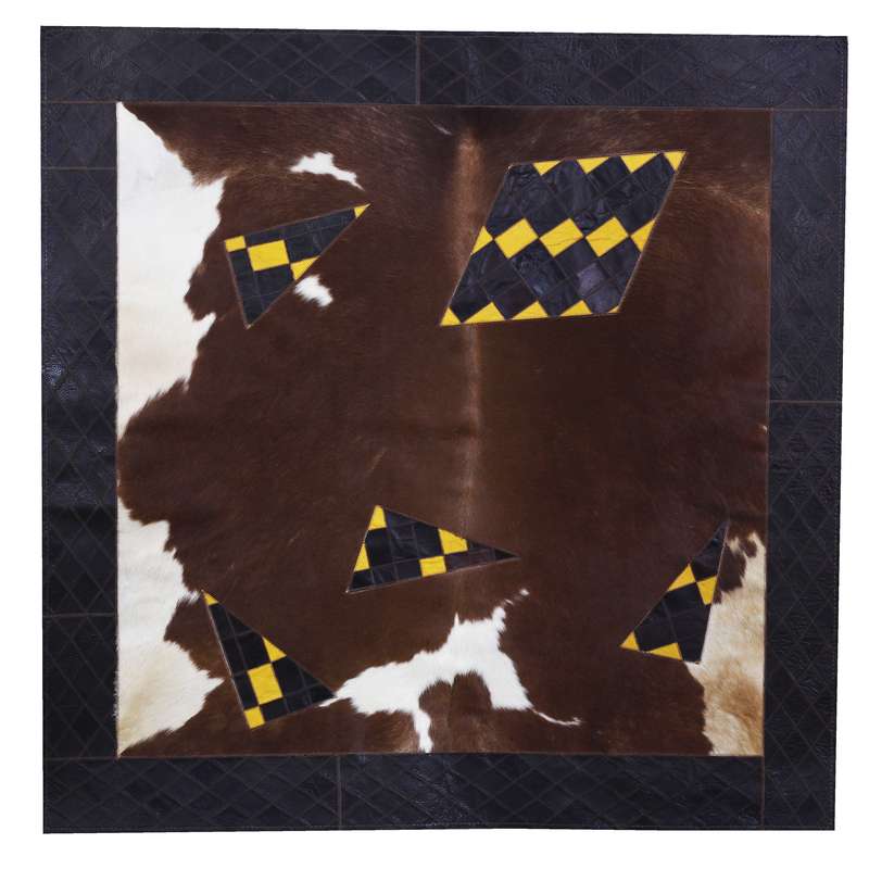 کلاژ فرش چرم و پوست مدل LFR028