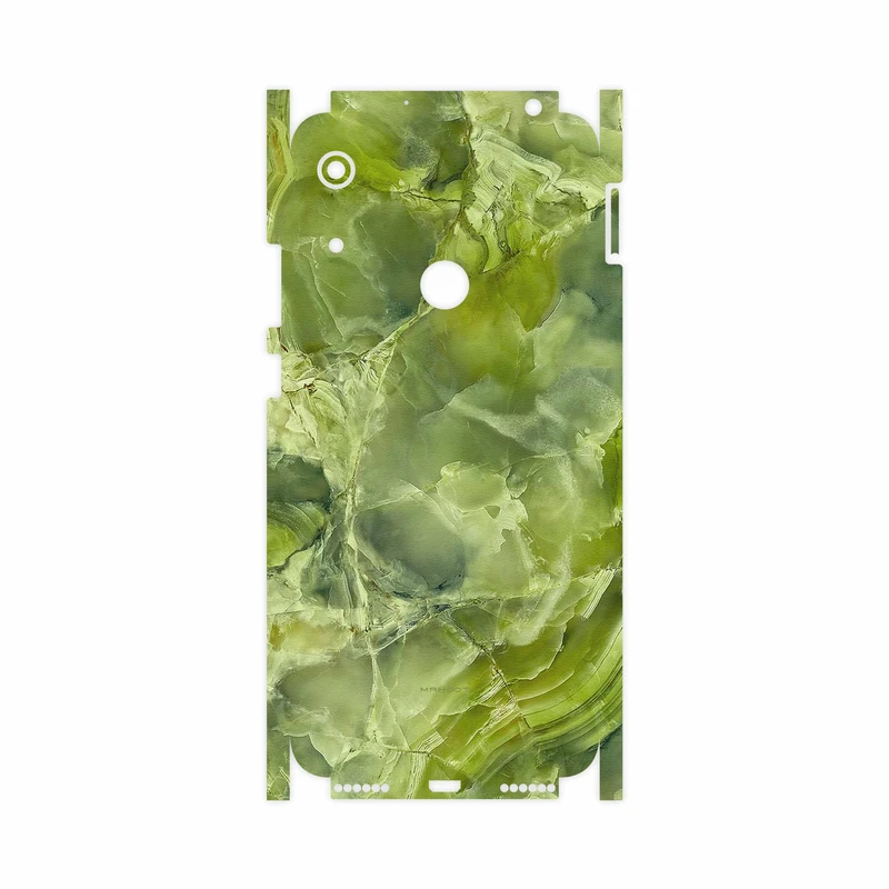 برچسب پوششی ماهوت مدل Green Crystal Marble-FullSkin مناسب برای گوشی موبایل هوآوی Y6s 2019