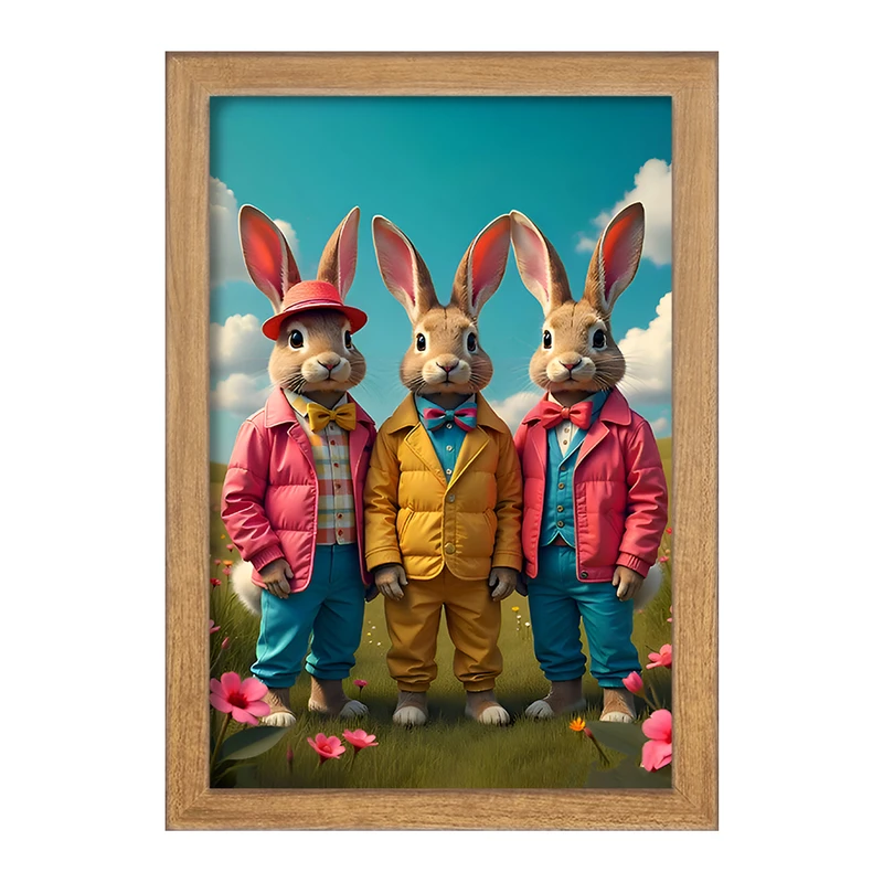 تابلو خندالو مدل خرگوش کد F9926