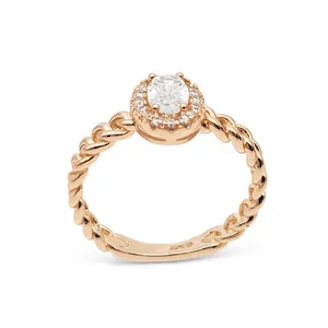 انگشتر زنانه مدل شب مهتاب کد cm4142