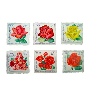 تمبر یادگاری مدل گل ها كد c-940 مجموعه 6 عددي
