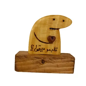 مجسمه چوبی مدل میقولی
