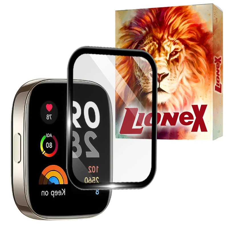 محافظ صفحه نمایش لایونکس مدل LWPM مناسب برای ساعت هوشمند شیائومی Redmi Watch 3