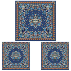 ست رومیزی سه تکه طرح ترمه کد 9962