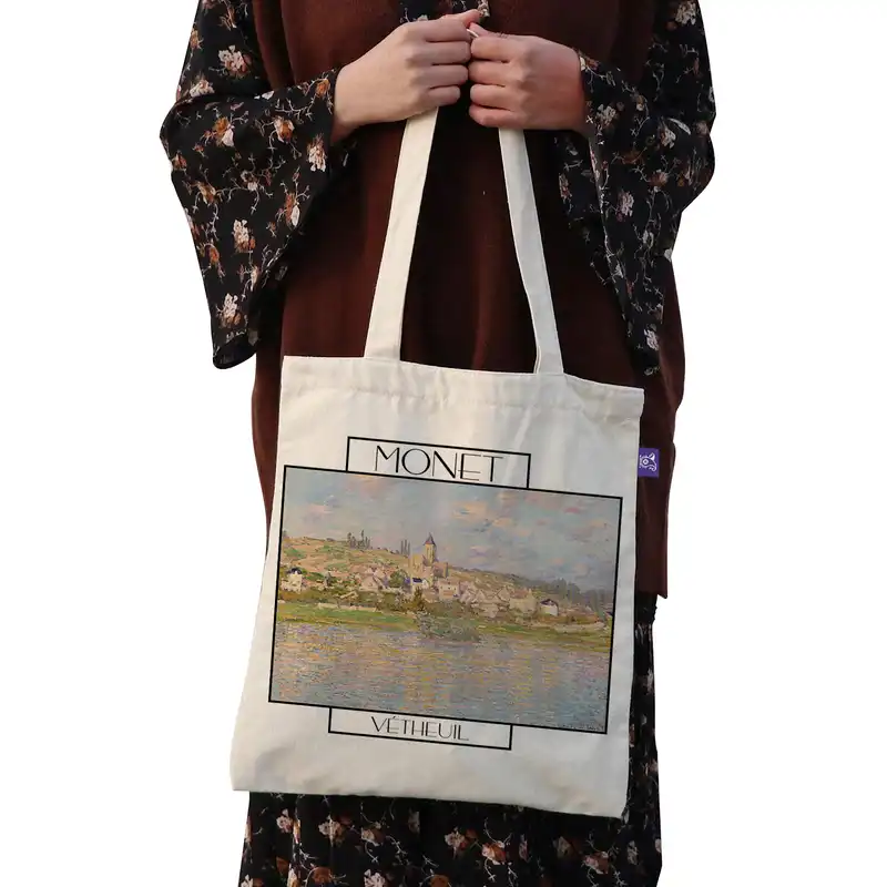 ساک خرید ترمه طراحان ایده مدل آب و هوا از مونه کد 0192 - L