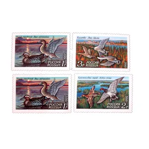 تمبر یادگاری مدل مرغابی کد DS2710 مجموعه 4 عددی