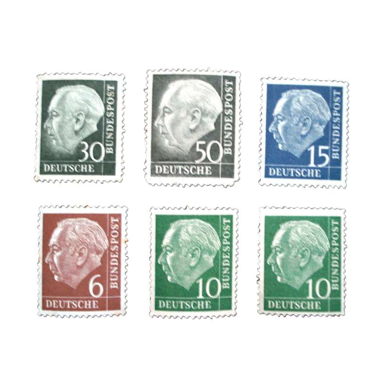 تمبر یادگاری مدل ملل کد DS1811  مجموعه 6 عددی