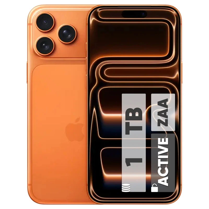 Apple iPhone 17 Pro Max ZAA - 1 SIM | + eSim Storage 1TB - RAM 12GB  - Activated