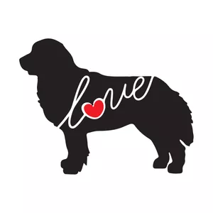 برچسب لپ تاپ پویا مارکت طرح عشق به سگ کد 974