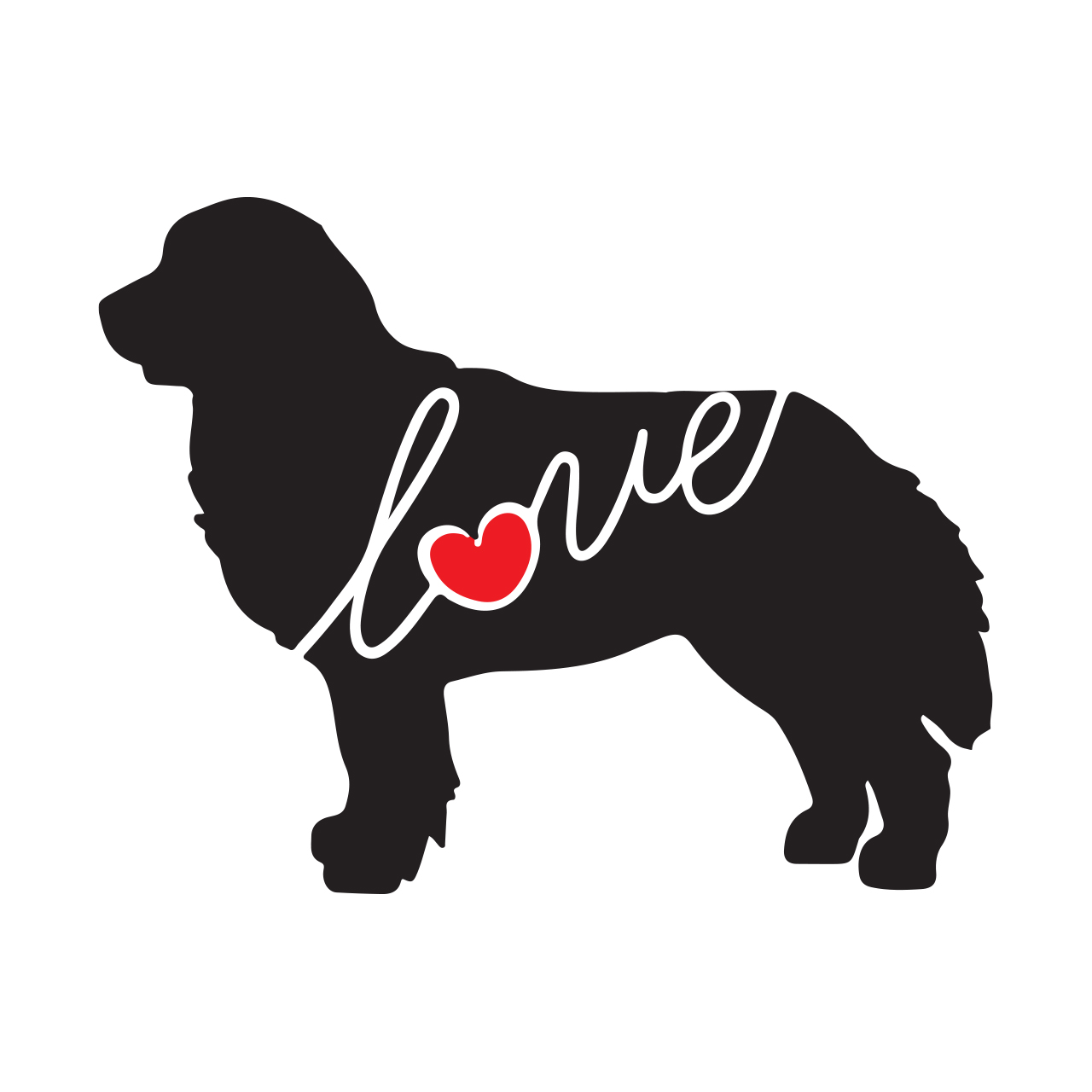 برچسب لپ تاپ پویا مارکت طرح عشق به سگ کد 974
