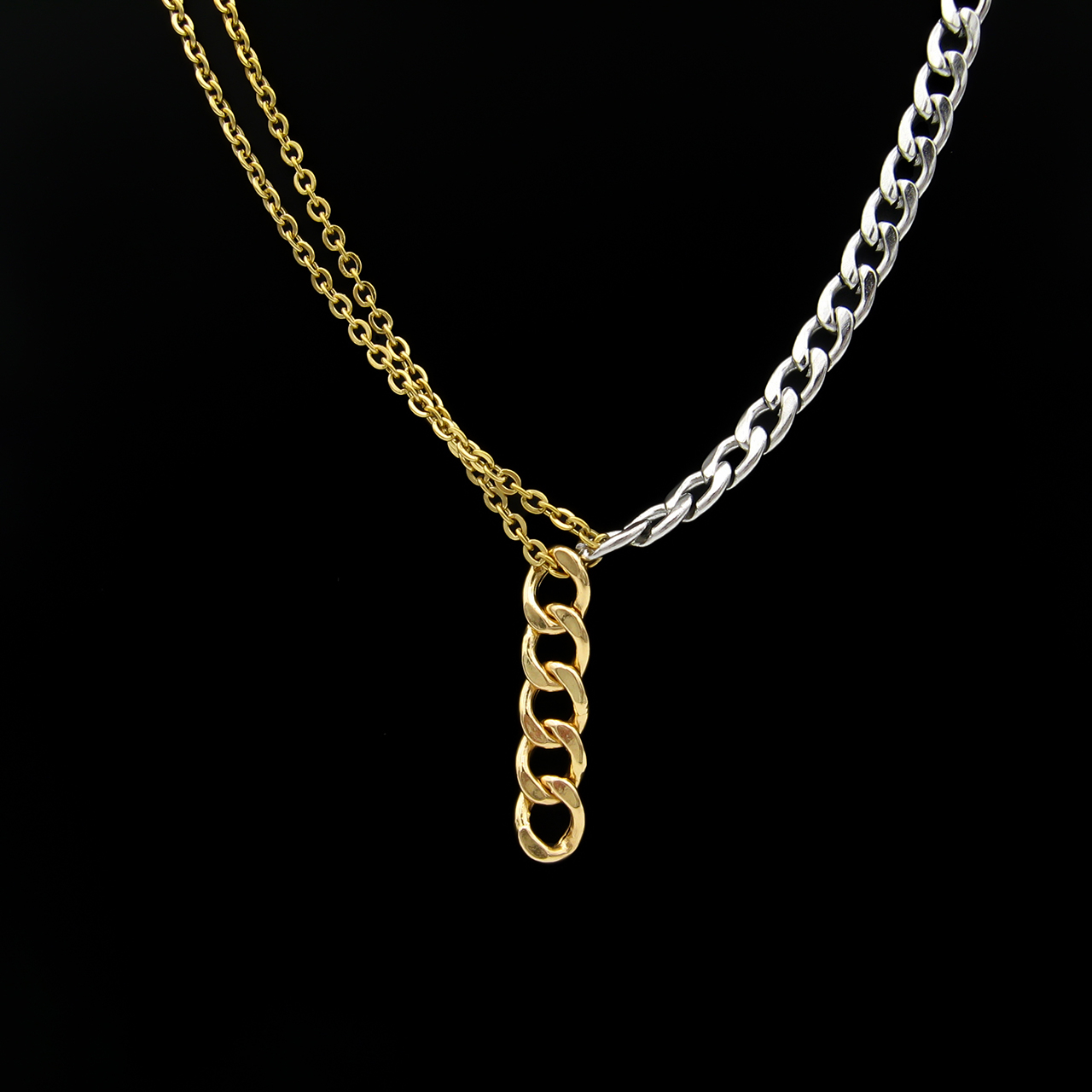 گردنبند طلا 18 عیار زنانه مانچو مدل sfg665