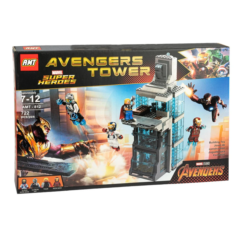 ساختنی 722 تکه ای ام تی مدل برج اونجرز کد 812