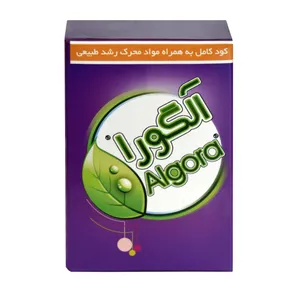 کود کامل و عناصر میکرو و محرک رشد طبیعی آریاشیمی مدل آلگورا NPK وزن 50 گرم