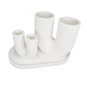 ست 3 تکه دکوری بتنی مدل  U کد 01