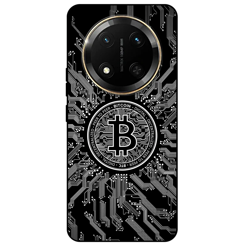 کاور مگافون طرح بیت کوین مدل 7737 مناسب برای گوشی موبایل آنر X9C