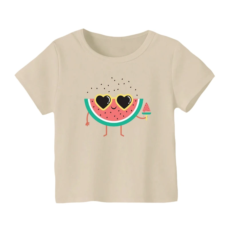 تی شرت آستین کوتاه بچگانه مدل هندوانه یلدایی کد 63